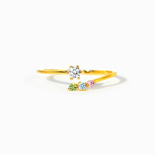 The Manifestation-Birthstone Wrap Ring